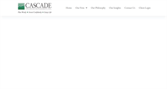 Desktop Screenshot of cascade-inc.com