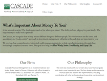 Tablet Screenshot of cascade-inc.com